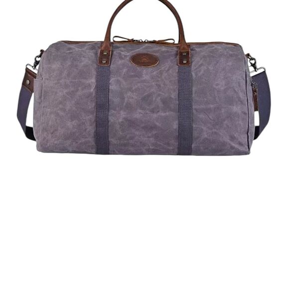 TSD BRAND Hillside Bee-Wax Canvas Duffel Bag - Picture 1 of 14